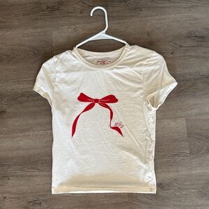 Dairy Boy Bow Graphic Baby Tee